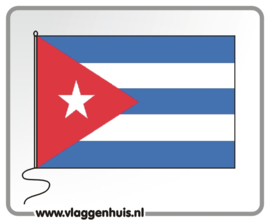 Tafelvlag Cuba 10x15 cm