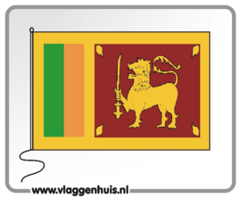 Tafelvlag Sri-Lanka 10x15 cm