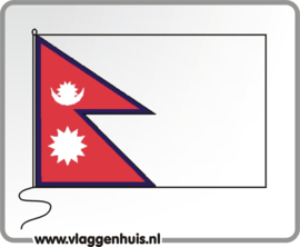 Tafelvlag Nepal 10x15 cm