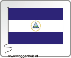 Tafelvlag Nicaragua 10x15 cm