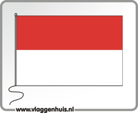 Tafelvlag Indonesië 10x15 cm