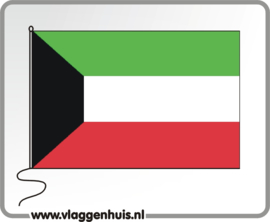 Tafelvlag Koeweit 10x15 cm