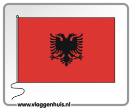 Tafelvlag Albanië 10x15 cm