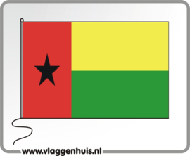 Tafelvlag Guinea 10x15 cm