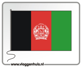 Tafelvlag Afganistan 10x15 cm