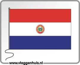 Tafelvlag Paraguay 10x15 cm