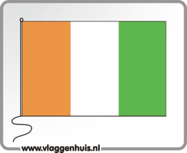 Tafelvlag Ivoorkust 10x15 cm