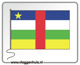 Tafelvlag Centraal-Afrika 10x15 cm