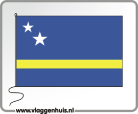 Tafelvlag Curacao 10x15 cm