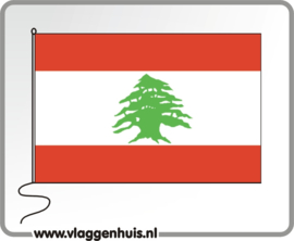 Tafelvlag Libanon 10x15 cm