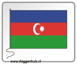 Tafelvlag Azerbaidzjan 10x15 cm