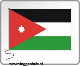 Tafelvlag Jordanië 10x15 cm