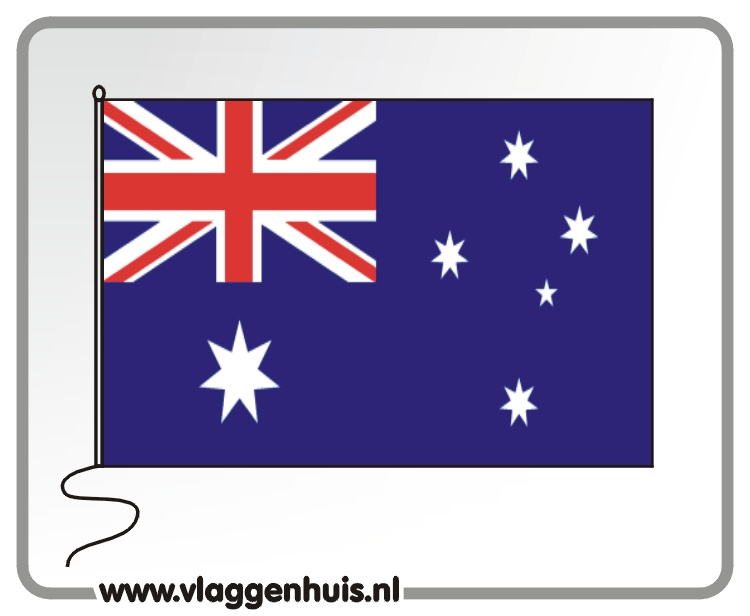 Tafelvlag Australië 10x15 cm