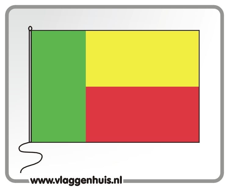 Tafelvlag Benin  10x15 cm