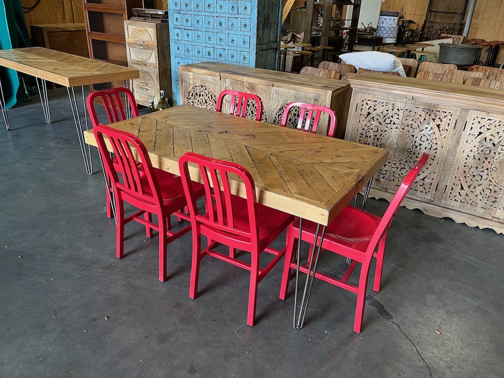 Industriele Tafel 140 cm lang en 80 cm breed