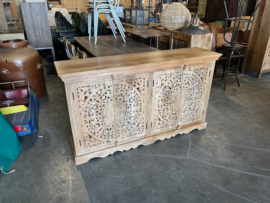 Dressoir Houtsnijwerk Ibiza/Boho pracht exemplaar