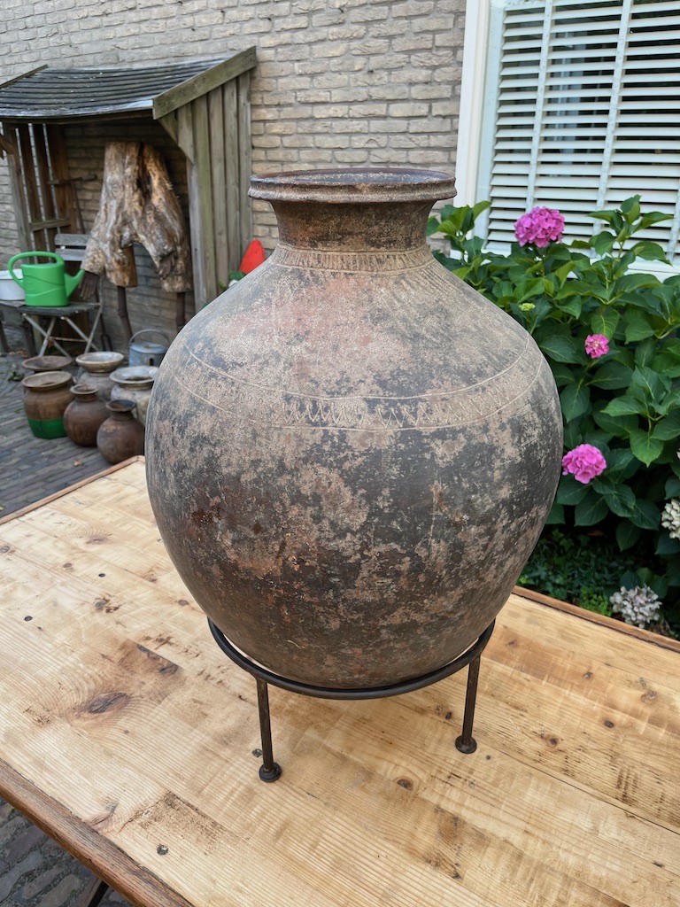 Unieke Antieke Wijn Kruiken afkomstig uit India