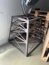 Zeer grote Industriele Lamp/Zoeklicht op Metalen Onderstel