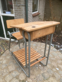 Unieke Vintage Schoolbank voor Juffrouw/Meester