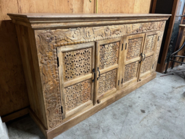 Uniek Nieuw Dressoir IBiza/Boho met de hand uitgesneden