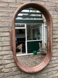 Nieuwe Handcraft Wooden Mirror/Spiegel Uniek