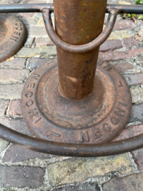 Industriele Necchi barkrukken metaal zitting Leer