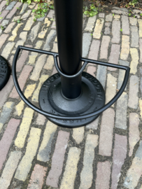 Industriele Necchi barkrukken metaal zitting Leer Nubuck