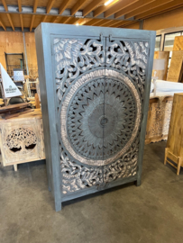 Kast/Buffetkast Houtsnijwerk Ibiza/Boho pracht exemplaar