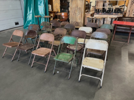 Industriele/Vintage Metalen Klapstoelen India