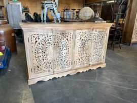 Dressoir Houtsnijwerk Ibiza/Boho pracht exemplaar