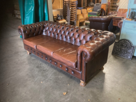 Originele Engelse Leren Chesterfield Bank zware kwaliteit