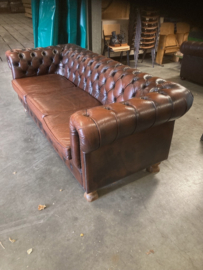 Originele Engelse Leren Chesterfield Bank zware kwaliteit