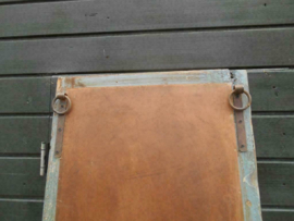 Industriele/Vintage Spiegel gemaakt van hele oude deur Uniek
