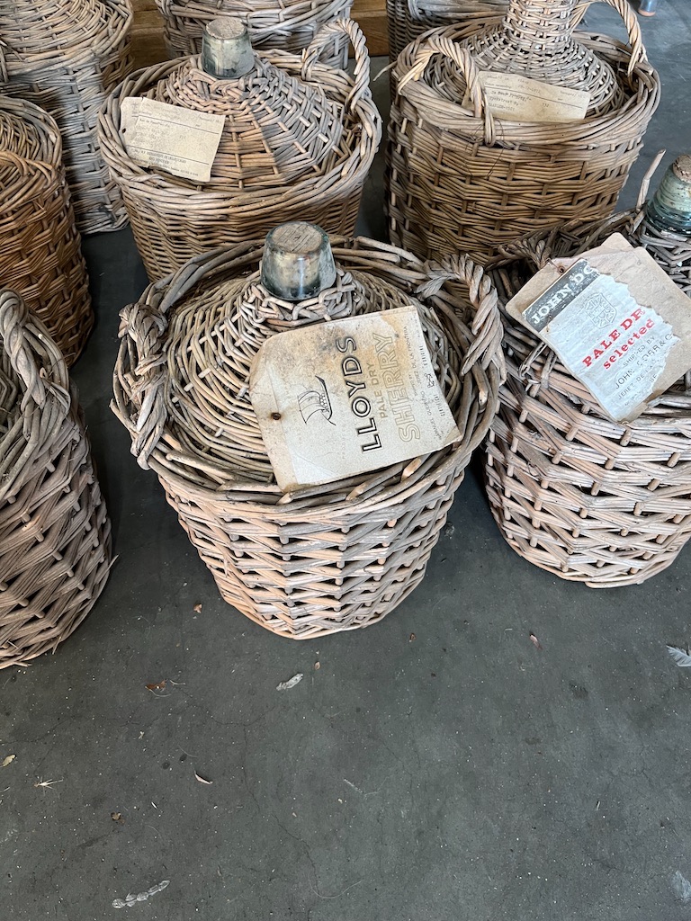 Zeer fraaie Mandflessen/Dame-Jeanne/Demijohn