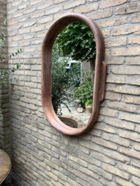 Nieuwe Handcraft Wooden Mirror/Spiegel Uniek