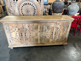 Uniek Nieuw Dressoir IBiza/Boho met de hand uitgesneden