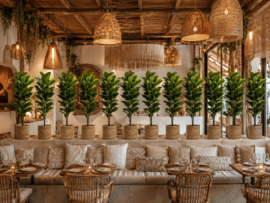 Kunstplant Ficus Elastica/Rubberplant Nieuw 130 cm hoog