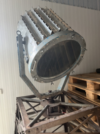 Zeer grote Industriele Lamp/Zoeklicht op Metalen Onderstel