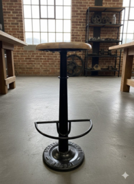 Industriele Necchi barkrukken metaal zitting Hout