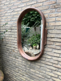 Nieuwe Handcraft Wooden Mirror/Spiegel Uniek