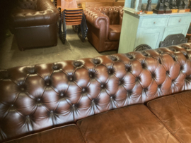 Originele Engelse Leren Chesterfield Bank zware kwaliteit