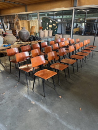 Vintage schoolstoelen jaren 60 Merk Kwartet Meubelen