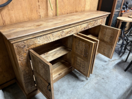 Uniek Nieuw Dressoir IBiza/Boho met de hand uitgesneden