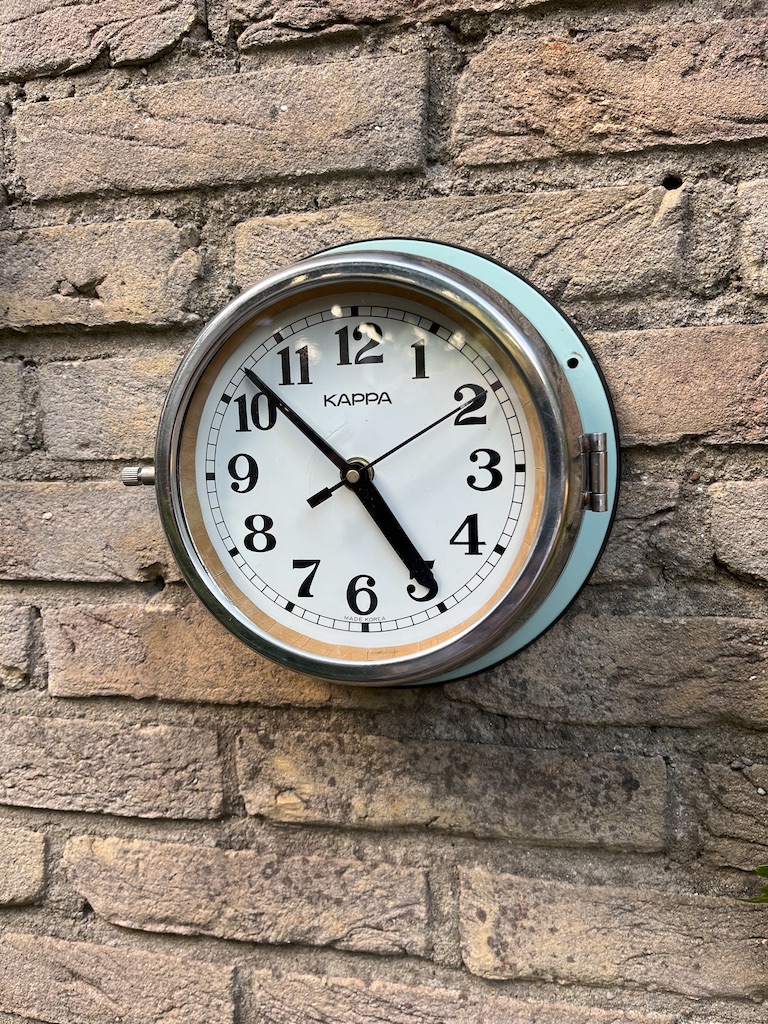 Vintage Unieke Wandklokken Koopvaardijschip