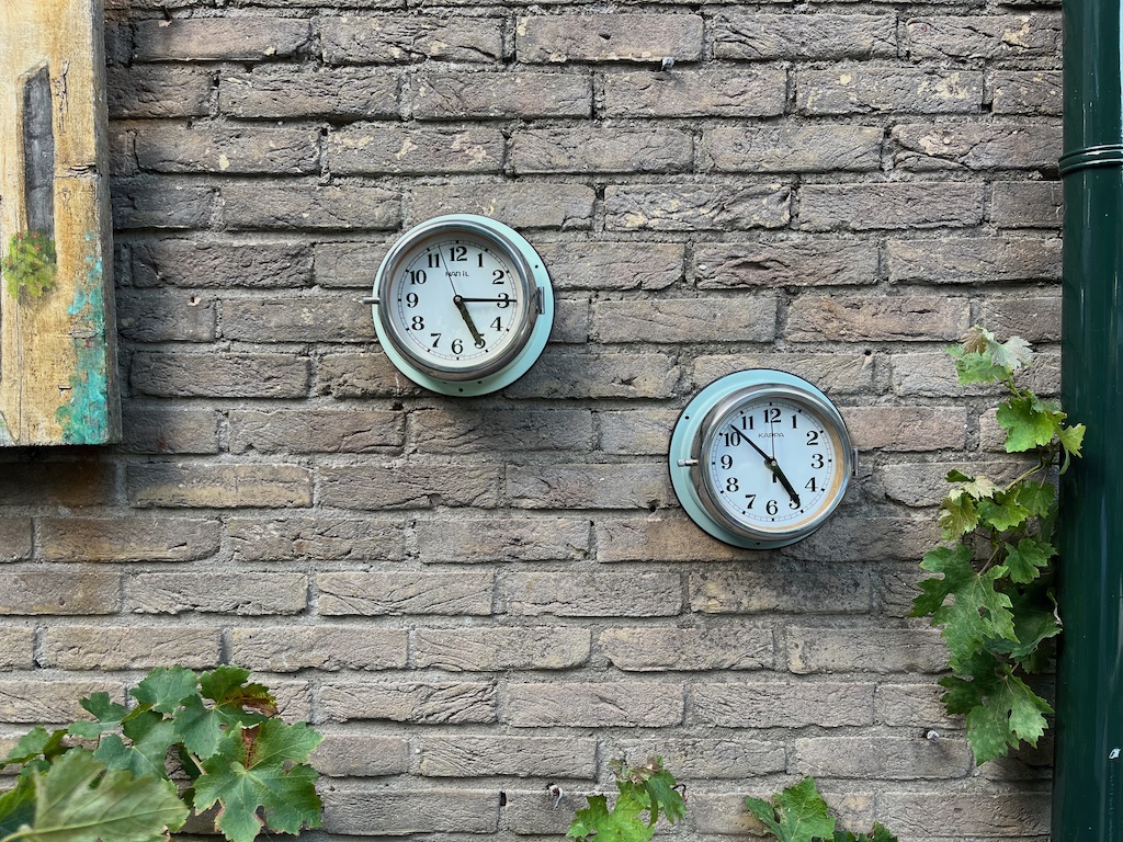 Vintage Unieke Wandklokken Koopvaardijschip