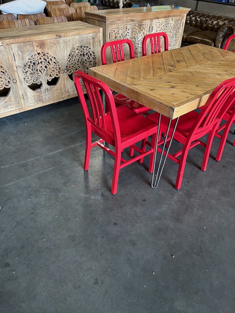 Industriele Tafel 140 cm lang en 80 cm breed