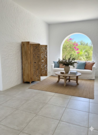 Handgesneden Kast uit India Uniek exemplaar Ibiza/Boho Nieuw