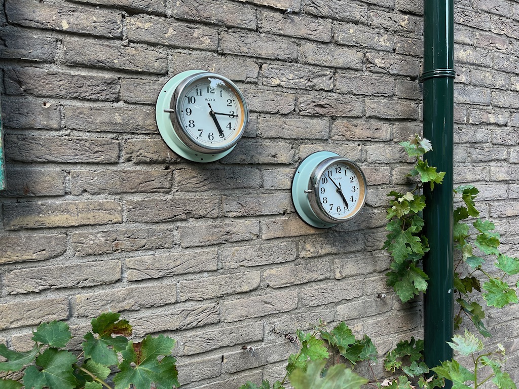 Vintage Unieke Wandklokken Koopvaardijschip