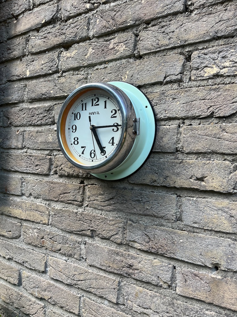 Vintage Unieke Wandklokken Koopvaardijschip