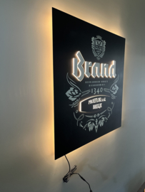 Reclamebord Brand Bier met verlichting Nieuw Zeer Fraai